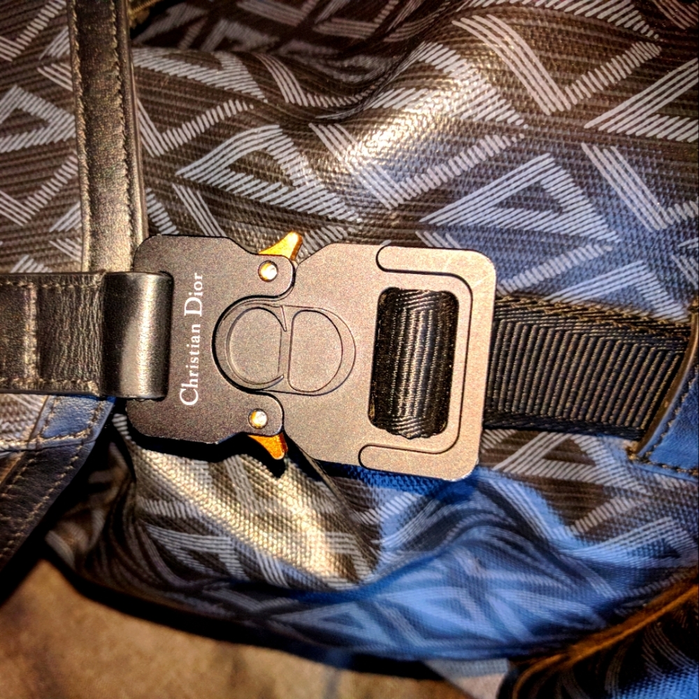 Christian Dior Leather Backpack black/grey (pristine) - Picture 5 of 11